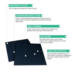 6PK Odor Control Universal Charcoal Filters For Cat Litter Boxes -Best Filter Shop Cut Your Own Carbons 07 98dcb1e7 7229 4170 9128 c12b634fbd78