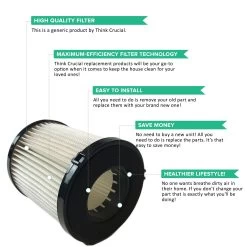 Replacement Filter Kit, Fits Eureka Airspeed, Compatible With Part 67821, 68931, 69963 & 83091-1 -Best Filter Shop DFC21 VALUE PROPS 89d0d735 e5c1 4d12 bfc4 6b0b5a462287