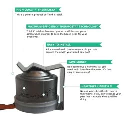 Replacement Refrigerator Defrost Thermostat, Fits Whirlpool, Compatible With Part 10442411 -Best Filter Shop Defrost Thermostat 10442411 03