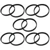 10pk Replacement 8MM Vacuum Belts, Fits Dyson DC17, Compatible With Part 911710-01