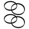 Crucial Vacuum Replacement Belt Parts - Compatible With Dyson Part # 911710-01 - Pair With Models Dyson DC17 8-MM Belts - Lightweight, Durable, Powerful Long Lasting Vacuum Belts For Home (4 Pack) -Best Filter Shop Dyson 8mm Belt 4pk