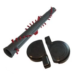 Replacement Brushroll & 2 End Caps, Fits Dyson DC24, Compatible With Parts 917390-02 & 917390-01