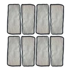 Crucial Vacuum Replacement Mop Pads Part # 60978, 60980 & 60980A - Fits Eureka Steam Pad Fit Models 310A, 311A, 313A Enviro Floor Steamer - Washable, Reusable Part And Model For Home -Best Filter Shop ENVIRO MOP PADS CORE 8PK grande b1f42659 1d39 4b0c 9bee efb6f703a7fe