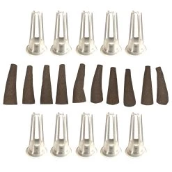 10 Grow Sponges & 10 Grow Baskets Fit Miracle-Gro AeroGardens