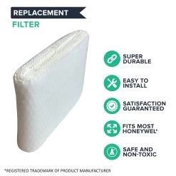 Think Crucial Humidifier WIck Filter Replacement - Compatible With Honeywell Air Filters Part # HAC-504AW, HAC-504 - Models HCM-300T, HCM-305T, HCM-310T, HCM-315T, HCM-350 -Best Filter Shop HAC 504AW FILTER 02 6d61dc0b c29d 4cdd 9792 21d7fcedd467