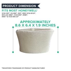 Replacement Humidifier Filter, Fits Honeywell HC-888 HCM & DH Series Humidifiers -Best Filter Shop HC888 HUMIDIFIER FILTER 06