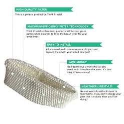 Crucial Humidifer Filter Replacement Parts # HWF62 - Compatible With Holmes Models HM1230, HM1275, HM1280, HM1285, HM1295 HM1296, HM1450, HM1700, HM1740, HM1760, HM2025, HM2030 HM2408 11 Crucial Humidifer Filter Replacement Parts # HWF62 - Compatible With Holmes Models HM1230, HM1275, HM1280, HM1285, HM1295 HM1296, HM1450, HM1700, HM1740, HM1760, HM2025, HM2030 HM2408 -Best Filter Shop HWF 62 FILTER VALUE PROPS