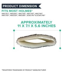 Crucial Air 3 Replacements Compatible With Holmes HWF64 Humidifier Filter B Fits HM1761, HM1645, HM1730, HM1745, HM1746, HM1750, HM2220, HM2200, SCM1745 & SCM1746 (3 Pack) -Best Filter Shop HWF 64 FILTER DIMENSION b32f8d16 371c 4cff 80aa 9af160d330d7