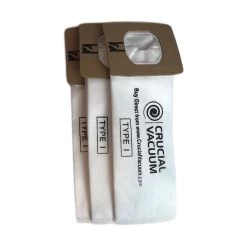 3PK Crucial Vacuum Replacement Vac Bags - Compatible With Hoover Part # 20-40321, 2040321, 40321, 20-81002