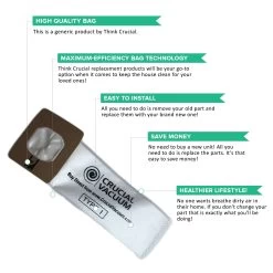 Replacement I Vacuum Bags, Fits Hoover, Compatible With Part AH10005 -Best Filter Shop I BAGS VALUE PROPS 627fdde0 e0a7 40a6 8e5b 5a465a3cfb61