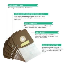 Replacement Style MM Bags, Fits Eureka, Compatible With Part 60295, 60296 & 60297 13 Replacement Style MM Bags, Fits Eureka, Compatible With Part 60295, 60296 & 60297 -Best Filter Shop MM BAGS VALUE PROPS a052658d 3ab2 4c06 9bf4 af3ae8c1392c