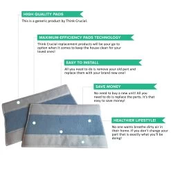 Crucial Vacuum Replacement Mop Pads Part # RMF2, RMF2P, RMF2X, RMF4X, RMF4, RMF-4 - Compatible With Haan - Fit BS10, BS20, HD50, MS30, MS30R, MS35, SI25, SI35, SI35G, SI35R, SI35BCRF 12 Crucial Vacuum Replacement Mop Pads Part # RMF2, RMF2P, RMF2X, RMF4X, RMF4, RMF-4 - Compatible With Haan - Fit BS10, BS20, HD50, MS30, MS30R, MS35, SI25, SI35, SI35G, SI35R, SI35BCRF -Best Filter Shop MOP PADS 05 16631f5f 6ee1 4d5c b3eb 2c21db2259a3