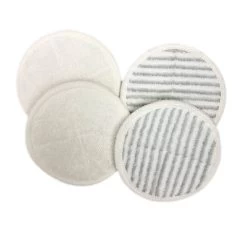 Think Crucial Replacement Mop Pads - Compatible With Bissell Spinwave Mop Pad Heads Parts - Perfect For Models 13122, 13129, 13151, 13139 - Home, Office Use - Pair With Part #2124
