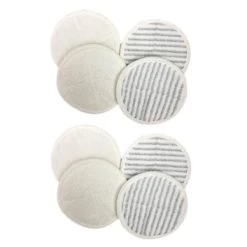 Think Crucial Replacement Mop Pads - Compatible With Bissell Spinwave Mop Pad Heads Parts - Perfect For Models 13122, 13129, 13151, 13139 - Home, Office Use - Pair With Part #2124 -Best Filter Shop MOP PADS CORE 8PK grande 93974353 cf49 4d02 ae87 920e8e020175