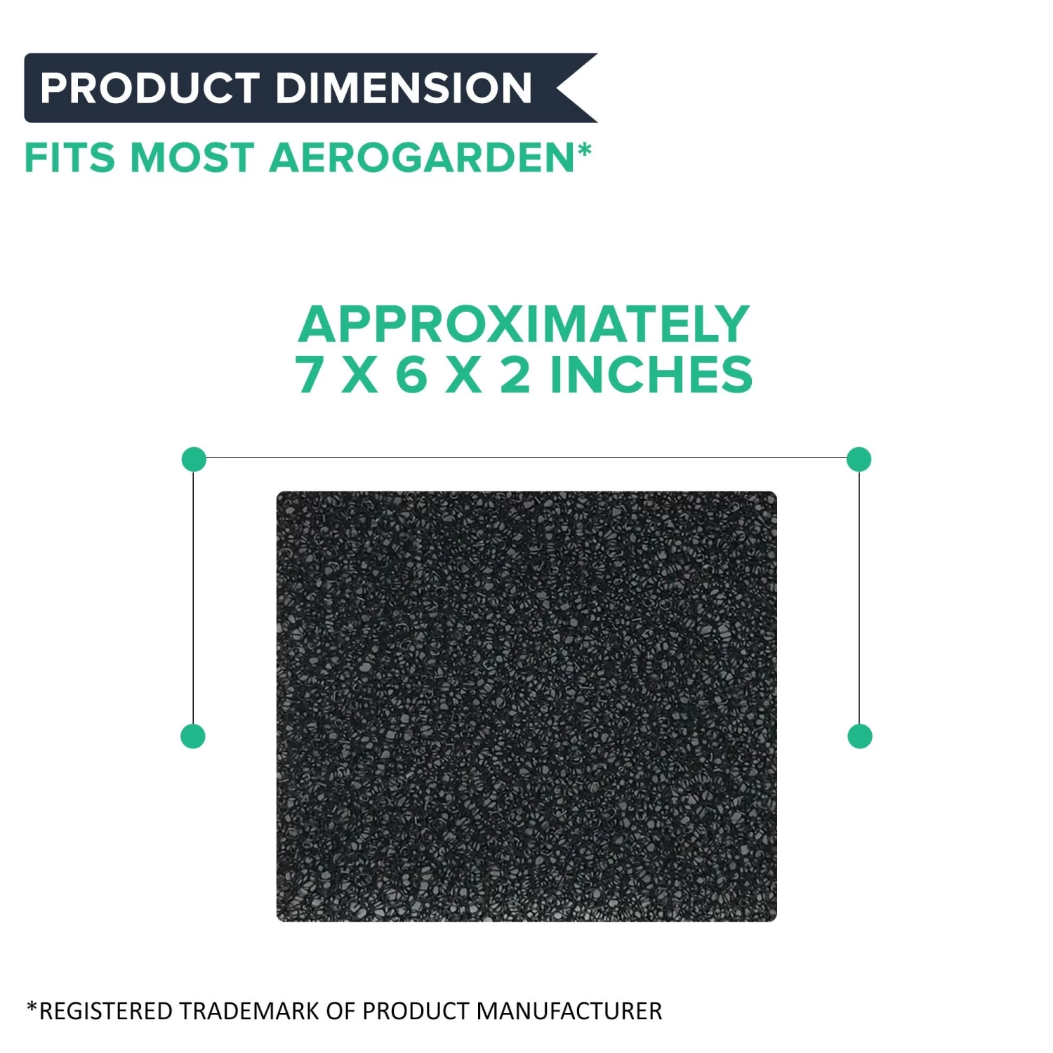 20pk Replacement Filters, Fits Miracle-Gro AeroGarden Pumps 6 20pk Replacement Filters, Fits Miracle-Gro AeroGarden Pumps - Image 4