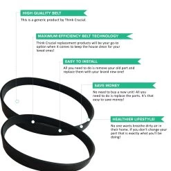 4pk Replacement Belts, Fits Shark Infinity, Compatible With Part 1102FP 8 4pk Replacement Belts, Fits Shark Infinity, Compatible With Part 1102FP -Best Filter Shop Style 4 5 10 Belt 05 87e196e9 8aab 43e2 aea6 fbf843471d6e