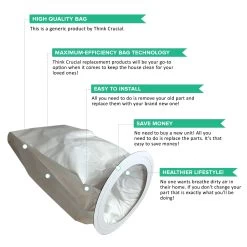 Replacement 10 Quart Vacuum Bags, Fits ProTeam Super CoachVac & Aggressor II, Compatible With Part 100331 -Best Filter Shop Super Coach Bags 05 fd625e69 8a4a 405a 8b7c 6cbeb99b784f