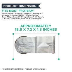 Replacement 10 Quart Vacuum Bags, Fits ProTeam Super CoachVac & Aggressor II, Compatible With Part 100331 -Best Filter Shop Super Coach Bags 06 3967034a da3a 4926 9e08 977e0295575f