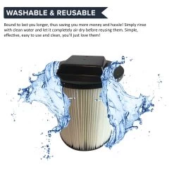Crucial Vacuum Air Filter Replacement Parts Compatible With RIDGID Vacs Part # 00917816000 17816 00917912000 17912 9-17816 VF4000 - Fits Models 6 To 20 Gallon Wet, Dry Vacuums-Perfect For Home (2 Pack) -Best Filter Shop VF4000 FILTER 06 4988543d 60c1 40d7 bf7b 3a0546f1b01a