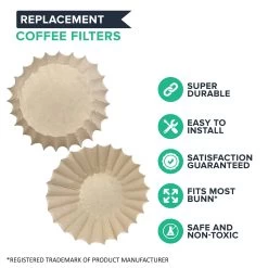 BUNN® 1000PK Compatible Replacement Unbleached Paper Coffee Filters Bunn 12 Cup Commercial Coffee Brewers, Compatible With M5002 & 20115.0000 -Best Filter Shop VP1 copy 0d0927f3 fb15 4753 9aa1 f4905d223975