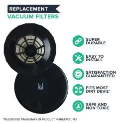 2pk Replacement F1 HEPA Style Filters, Fits Dirt Devil, Compatible With Part 3JC0280000, 2JC0280000 & 2JC0360000 8 2pk Replacement F1 HEPA Style Filters, Fits Dirt Devil, Compatible With Part 3JC0280000, 2JC0280000 & 2JC0360000 -Best Filter Shop VP1 fe06494a ad42 4b72 9dae 46e37119b76f