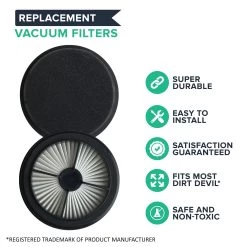 2pk Replacement F44 Pre-Motor Filters & Foam Cartridges, Fits Dirt Devil, Compatible With Part 304019001 -Best Filter Shop VP1 ffe21374 468a 4868 81e1 8730a5721598