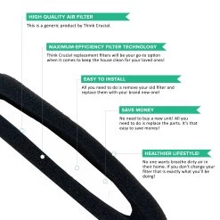 Replacement Pre Filter & Foam Filter Set Compatible With Eureka RapidClean Pro Cordless Stick Vacuum (2 PACK) 11 Replacement Pre Filter & Foam Filter Set Compatible With Eureka RapidClean Pro Cordless Stick Vacuum (2 PACK) -Best Filter Shop VP2 113c4d17 b7d0 42fa a539 f4b4a214747e