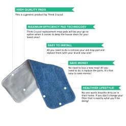 9pk Replacement Microfiber Mop Pads, Fits Bona Mops, Washable & Reusable, Compatible With Part AX0003053 9 9pk Replacement Microfiber Mop Pads, Fits Bona Mops, Washable & Reusable, Compatible With Part AX0003053 -Best Filter Shop VP2 681b37e1 0c4d 42a8 8ad6 137c03b20ca7