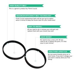 10pk Replacement 8MM Vacuum Belts, Fits Dyson DC17, Compatible With Part 911710-01 10 10pk Replacement 8MM Vacuum Belts, Fits Dyson DC17, Compatible With Part 911710-01 -Best Filter Shop VP2 70c8c5a0 89e6 4c58 b400 a91d10de253e