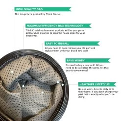 1 Replacement Reusable Cloth 10QT Vacuum Bag For ProTeam Coachvac, Super CoachVac, MegaVac & Mega Raven 10QT, Part # 100565 11 1 Replacement Reusable Cloth 10QT Vacuum Bag For ProTeam Coachvac, Super CoachVac, MegaVac & Mega Raven 10QT, Part # 100565 -Best Filter Shop VP2 99a15bfb d052 467d ad72 44301728a94c