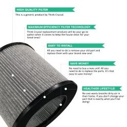 3-in-1 HEPA Style Air Purifier Filter Replacement Compatible With Bissell Personal Air Purifier 2780A, MYair, Compared To Part 2801 -Best Filter Shop VP2 b47e1062 0336 4f59 a328 cba22cc3d951