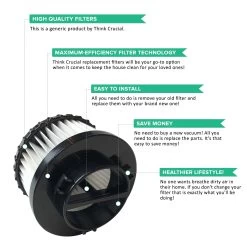 2pk Replacement F9 HEPA Style Filters, Fits Dirt Devil, Compatible With Part 2DJ0360000 & 3DJ0360000 9 2pk Replacement F9 HEPA Style Filters, Fits Dirt Devil, Compatible With Part 2DJ0360000 & 3DJ0360000 -Best Filter Shop VP2 ba64bd08 b3c4 49da 9f81 67d01ded4864