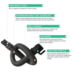 Replacement Vacuum Hose, Fits Dyson DC27 & DC28, Compatible With Part 916547-01 & 916547-02 -Best Filter Shop VP2 c1ec10da fa5c 478d 9ca0 854a33a0aa63