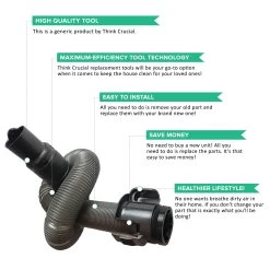 Replacement Hose, Fits Dyson DC25, Compatible With Part 915677-01 -Best Filter Shop VP2 d2efe81e 10d0 4e11 92ec 7bbc2835c7e2