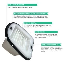 Replacement VF20 Filter & Cover Kit, Fits Black & Decker Dustbuster, Compatible With Part 499739-00 -Best Filter Shop VP2 d7e182a0 452a 46ef 80c7 43babfe437e7