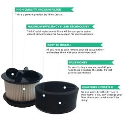 Replacement Style 12 Filter Kit, Fits Bissell Upright Vacuums, Compatible With Part 2032120 -Best Filter Shop VP2 f73b38a3 fe04 4e44 a0bf f6719d76a7ad