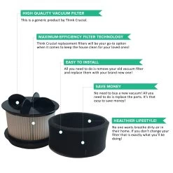 Replacement Style 10 Filter Kit, Fits Bissell PowerForce & CleanView II, Compatible With Part 2031192, 2031183, 2031215 & 2031009 -Best Filter Shop VP2 ff201767 6d37 47e6 bb32 464db519443e