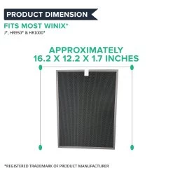 Air Purifier Filter & Carbon Filter Fits Winix J, Models HR950 & HR1000, Compare To Part # 117130 -Best Filter Shop VP3 38809e6e c8ac 46e1 8b6e 09553e7615fb
