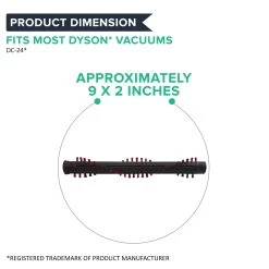 Replacement Brushroll & 2 End Caps, Fits Dyson DC24, Compatible With Parts 917390-02 & 917390-01 12 Replacement Brushroll & 2 End Caps, Fits Dyson DC24, Compatible With Parts 917390-02 & 917390-01 -Best Filter Shop VP3 539ed967 262f 42aa 9321 4e96d3656972