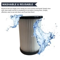 4pk Replacement F3 HEPA Style Filters, Fits Dirt Devil, Washable & Reusable, Compatible With Part 3-250435-001 -Best Filter Shop VP3 57d468a5 e46c 48e5 a865 8e3b9f8179ba