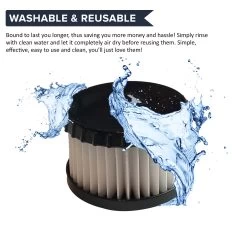 4pk Replacement F9 HEPA Style Filters, Fits Dirt Devil, Compatible With Part 2DJ0360000 & 3DJ0360000 -Best Filter Shop VP3 5bcc4b8c 68aa 4d3d 941a ea0d479fa5f3