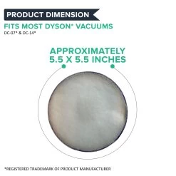 4pk Replacement Post-Motor HEPA Style Filters, Fits Dyson DC07 & DC14, Compatible With Part 901420-02 -Best Filter Shop VP3 6cb01b89 0148 4104 8fcc 1913be1a0c32