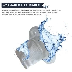 Think Crucial Replacement Air Filters - Compatible With Black & Decker Hand Vacuum Air Filter Part - Pair With Parts #VF110 VF110H 90558113-01 - Fits Model CHV9610, CHV1210 - Bulk Pack (4 Pack) -Best Filter Shop VP3 8fde3b99 0e2a 415b 8f65 a42cba8a613e