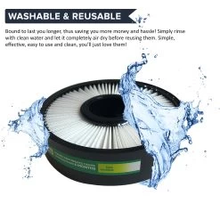 2pk Replacement F8 HEPA Style Filters, Fits Dirt Devil, Compatible With Part 3UD0280001 -Best Filter Shop VP3 90eb691f f3c9 41f9 8a2d 54b9744870a9