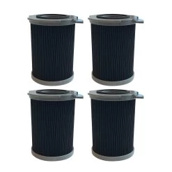 4pk Replacement Windtunnel Bagless Canister Filters, Fits Hoover, Washable & Reusable, Compatible With Part 59134033