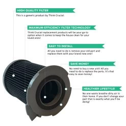 4pk Replacement Windtunnel Bagless Canister Filters, Fits Hoover, Washable & Reusable, Compatible With Part 59134033 9 4pk Replacement Windtunnel Bagless Canister Filters, Fits Hoover, Washable & Reusable, Compatible With Part 59134033 -Best Filter Shop WINDTUNNEL CANNISTER FILTER VALUE PROPS 77fbc357 5e4c 4c64 8bb6 648a67cfe626