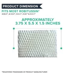 Repl. Wick Filters, Fits Robitussin Humidifiers, Compatible With Part AC-813 & D13-C -Best Filter Shop dim d978f9f1 0d73 4572 bc56 7acbaa3195bd