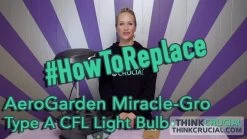 Essentials Replacement Type A CFL Light Bulb, Fits Miracle-Gro AeroGarden, Compatible With Part 100633 -Best Filter Shop gardening type a cfl light bulb fits miracle gro aerogarden part 100633 6