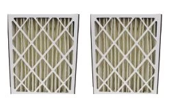 2pk Replacement 20x25x5 MERV-8 Pleated HVAC Furnace Filters, Fits Goodman
