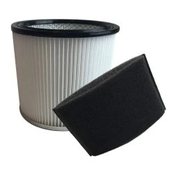 Think Crucial Replacement Cartridge Filter And Foam Sleeve Compatible With Shop-Vac Part # 9030400 And 9058500, Fits Shop-Vac 5 Gallon And Up Wet And Dry Vacuum Model Ð (2 Pack)